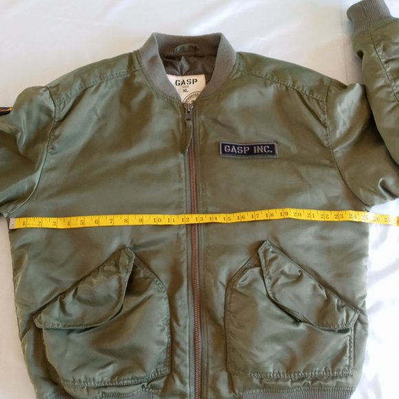 Gasp B15 Air Frame inspired flight bomber utility jacket Size XL - Picture 5 of 10